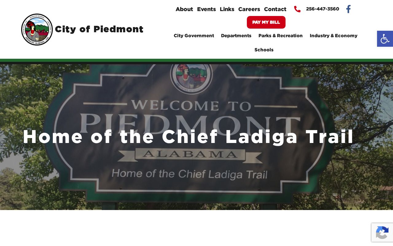 Piedmont docket record access through the official city website
